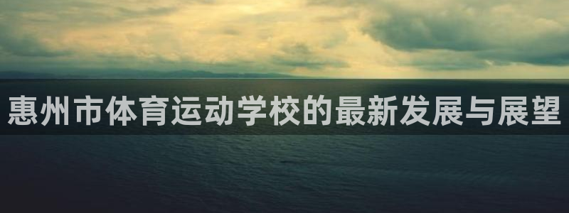 vsport体育官方正版app娱乐首页网站大全：惠州